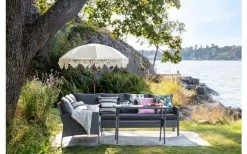 Loungeset Toscana 173,5/235x75x76 Cm Grau Kunstrattan -Einrichtungsgeschaft 2022 Toscana Vitt Parasoll S2 1 I 637777808344457798