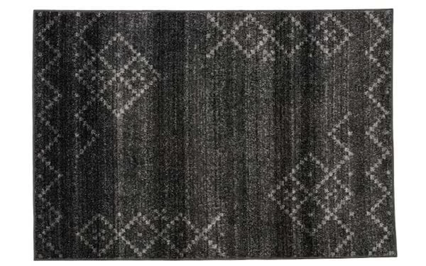 Teppich Ester 133x190 Cm Dunkelgrau Polypropylen 3 Teppich Ester 133x190 Cm Dunkelgrau Polypropylen