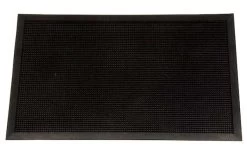 Fußmatte Ebony 45x75 Cm Schwarz Polyvinylchlorid