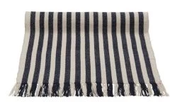 Teppich Bonnie 70x200 Cm Dunkelblau 60% Baumwolle / 20% Polyester / 15% Viskose / 5% Andere Fasern