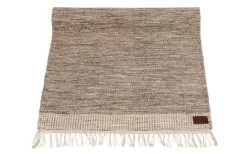 Teppich Aus Wollgemisch Elsaform Line 70x200 Cm Braun 86% Wolle / 7% Baumwolle / 7% Andere Fasern