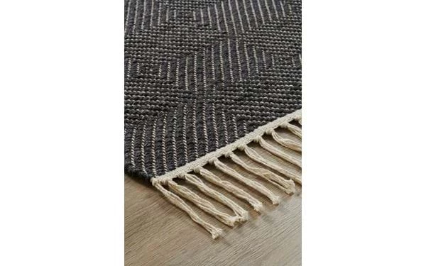 Teppich Aus Wollgemisch Elsaform Alva 70x200 Cm Dunkelgrau 65% Wolle / 24% Polyester / 9% Baumwolle / 2% Sonstige Fasern 6 Teppich Aus Wollgemisch Elsaform Alva 70x200 Cm Dunkelgrau 65% Wolle / 24% Polyester / 9% Baumwolle / 2% Sonstige Fasern – Bild 4