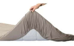 Spannbettlaken Bea 180x200 Cm Grau Baumwolle