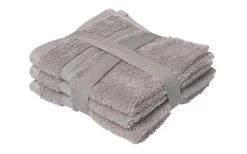 Waschlappen Emma 30x30 Cm 3er Pack Silber