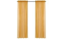 Einrichtungsgeschaft 20 Gardinen Kim 135x220 Cm 2er-Pack Gelb Polyester