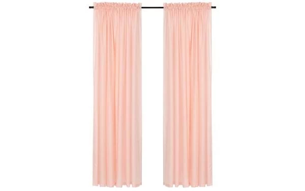 Gardinen Kim 135x220 Cm 2er-Pack Pfirsich Polyester 4 Gardinen Kim 135x220 Cm 2er-Pack Pfirsich Polyester – Bild 2