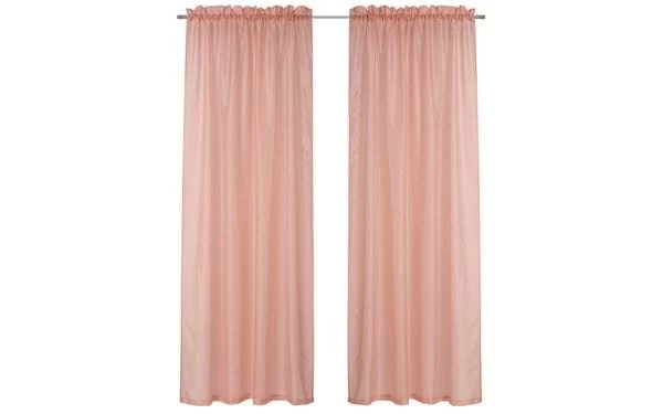 Gardinen Kim 135x220 Cm 2er-Pack Pfirsich Polyester 3 Gardinen Kim 135x220 Cm 2er-Pack Pfirsich Polyester