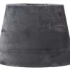 Lampenschirm Minsk 14x18,5 Cm Grau Samt -Einrichtungsgeschaft 505012450103 636682087176536666