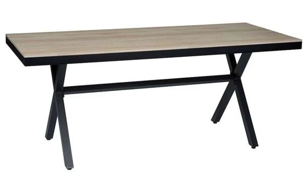 Tisch Florens 140x80x74 Cm Schwarz Kunstholz 6 Tisch Florens 140x80x74 Cm Schwarz Kunstholz – Bild 4