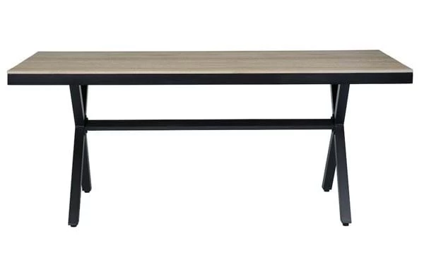 Tisch Florens 140x80x74 Cm Schwarz Kunstholz 5 Tisch Florens 140x80x74 Cm Schwarz Kunstholz – Bild 3