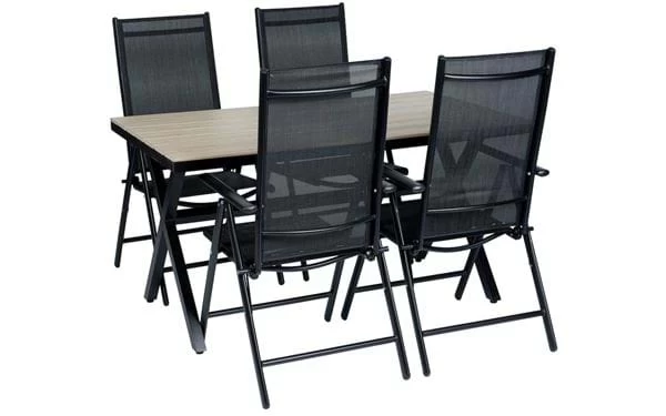 Tisch Florens 140x80x74 Cm Schwarz Kunstholz 8 Tisch Florens 140x80x74 Cm Schwarz Kunstholz – Bild 6