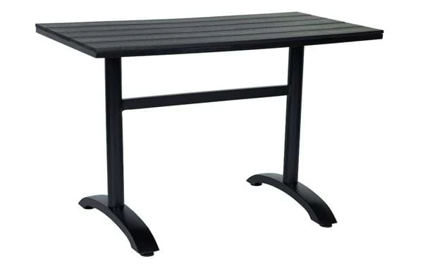 Cafétisch Milano + 4 Stühle Madrid Möbelgarnitur Für Mittelgroße Balkone Oder Terrassen. Stapelbare Stühle Mit Hoher Rückenlehne, Aus Strapazierfähigem Textilene. Tisch Aus Pflegeleichtem Polywood/Aluminium. 5 Cafétisch Milano + 4 Stühle Madrid Möbelgarnitur Für Mittelgroße Balkone Oder Terrassen. Stapelbare Stühle Mit Hoher Rückenlehne, Aus Strapazierfähigem Textilene. Tisch Aus Pflegeleichtem Polywood/Aluminium. – Bild 3