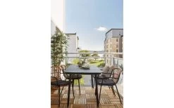 Tisch Neapel 140x78x74 Cm Schwarz Kunstholz -Einrichtungsgeschaft 601012900301 602013340101 MS2 636808902568149746