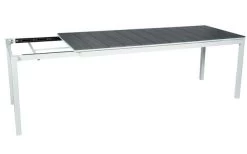 Tisch Barcelona 198/248x80x76 Cm Grau/Weiß Kunstholz -Einrichtungsgeschaft 601012960402 1355 P 637389741488310339