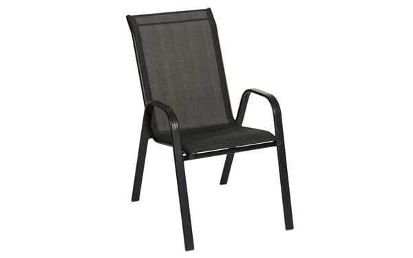 Cafétisch Milano + 4 Stühle Madrid Möbelgarnitur Für Mittelgroße Balkone Oder Terrassen. Stapelbare Stühle Mit Hoher Rückenlehne, Aus Strapazierfähigem Textilene. Tisch Aus Pflegeleichtem Polywood/Aluminium. 4 Cafétisch Milano + 4 Stühle Madrid Möbelgarnitur Für Mittelgroße Balkone Oder Terrassen. Stapelbare Stühle Mit Hoher Rückenlehne, Aus Strapazierfähigem Textilene. Tisch Aus Pflegeleichtem Polywood/Aluminium. – Bild 2