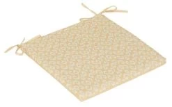 Sitzkissen Borgholm 35x35x2 Cm Ikat Gelb 100 % Polyester