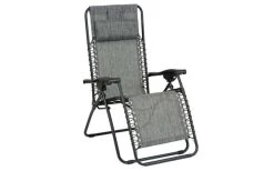 Liegestuhl Baden-Baden 91x65x110 Cm Graumeliert