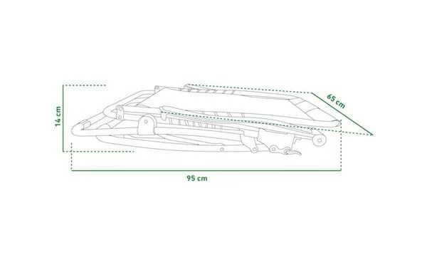 Liegestuhl Baden-Baden 91x65x110 Cm Graumeliert 10 Liegestuhl Baden-Baden 91x65x110 Cm Graumeliert – Bild 8