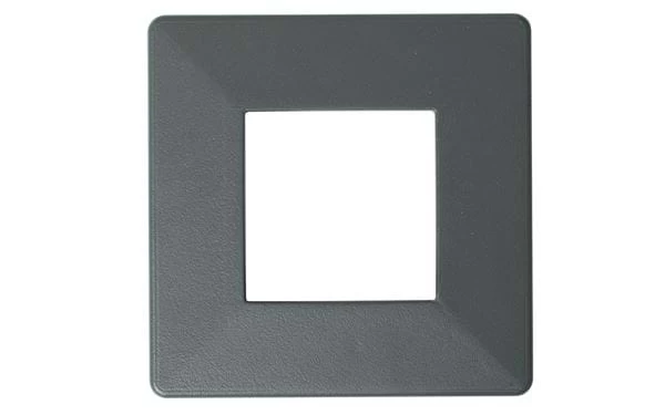 Abdeckrosette 10,8x10,8 Cm Grau Aluminium 3 Abdeckrosette 10,8x10,8 Cm Grau Aluminium