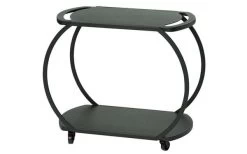 Servierwagen Biarritz Schwarz Stahl