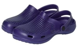 Clogs 37-41 Mit Riemen Lila