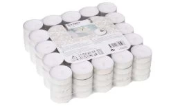 Teelicht 100 Er-Pack Weiß