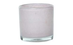 Teelichthalter Cleo 8x8 Cm Rosa Glas