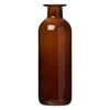 Vase Glass Bottle 5,5x5,5x16 Cm Braun