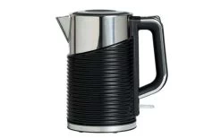 Wasserkocher Kitchen Gear 2200 W 1,7 Liter Schwarzes/Chrom