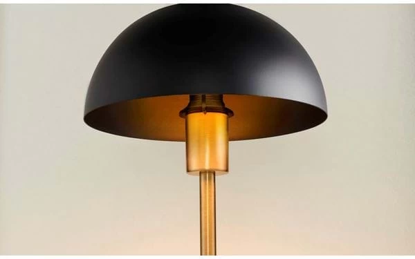 Tischleuchte Amsterdam 40x20 Cm Schwarz/Messing 7 Tischleuchte Amsterdam 40x20 Cm Schwarz/Messing – Bild 5