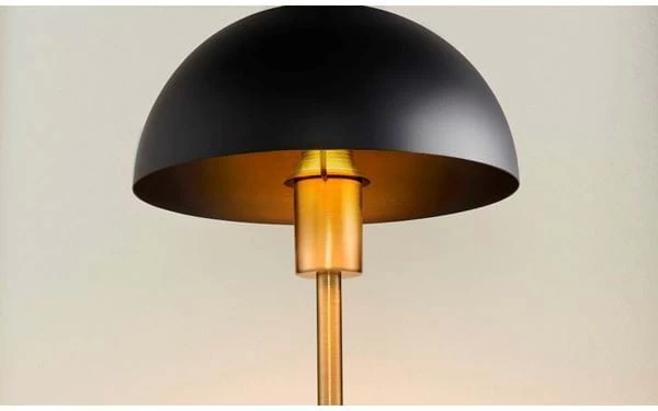 Tischleuchte Amsterdam 40x20 Cm Schwarz/Messing 6 Tischleuchte Amsterdam 40x20 Cm Schwarz/Messing – Bild 4