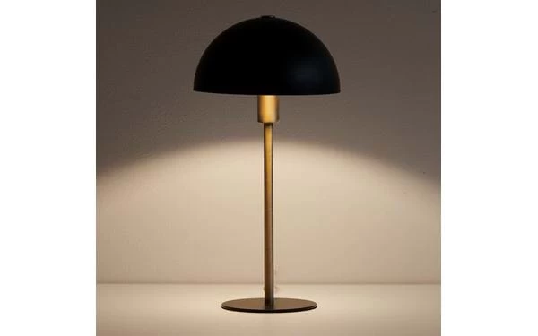 Tischleuchte Amsterdam 40x20 Cm Schwarz/Messing 5 Tischleuchte Amsterdam 40x20 Cm Schwarz/Messing – Bild 3