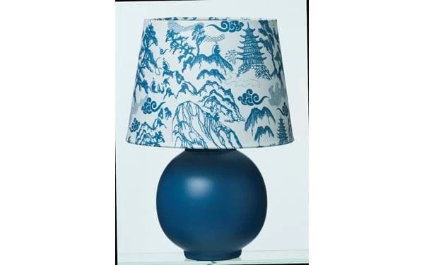 Tischleuchte Taipei 22x31 Cm Blau 4 Tischleuchte Taipei 22x31 Cm Blau – Bild 2