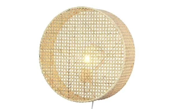 Wandleuchte Manilla 13,5x43 Cm Rattan 6 Wandleuchte Manilla 13,5x43 Cm Rattan – Bild 4