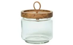 Glasdose 10x10 Cm Holzdeckel