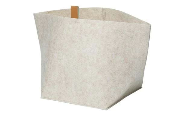 Aufbewahrungskorb Felt 24x24x27 Cm Beige 3 Aufbewahrungskorb Felt 24x24x27 Cm Beige