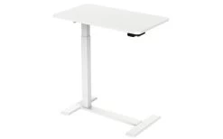 Höhenverstellbarer Schreibtisch 70x40 Cm Elektrisch Weiß