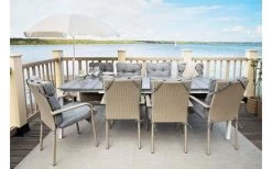 Tisch Barcelona 198/248x80x76 Cm Grau/Weiß Kunstholz -Einrichtungsgeschaft S2 2020 bord Barcelona 247cm stol Milano 0138 637667702234938999 1