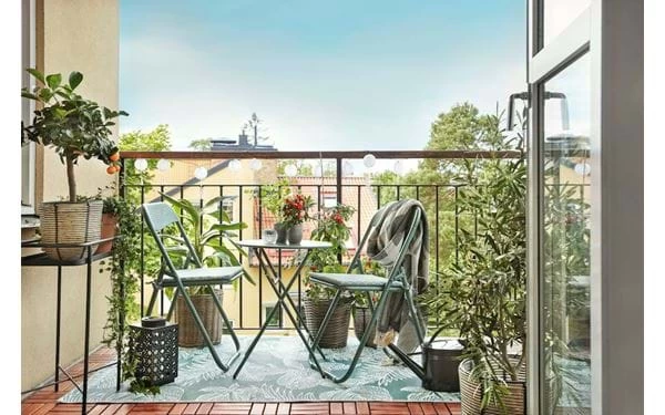 Cafétisch Antibes 46x60 Cm Grün Stahl 4 Cafétisch Antibes 46x60 Cm Grün Stahl – Bild 2