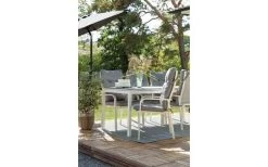 Tisch Barcelona 198/248x80x76 Cm Grau/Weiß Kunstholz -Einrichtungsgeschaft S2 2021 Summer bord Barcelona stol Haag 019 637408522505083200